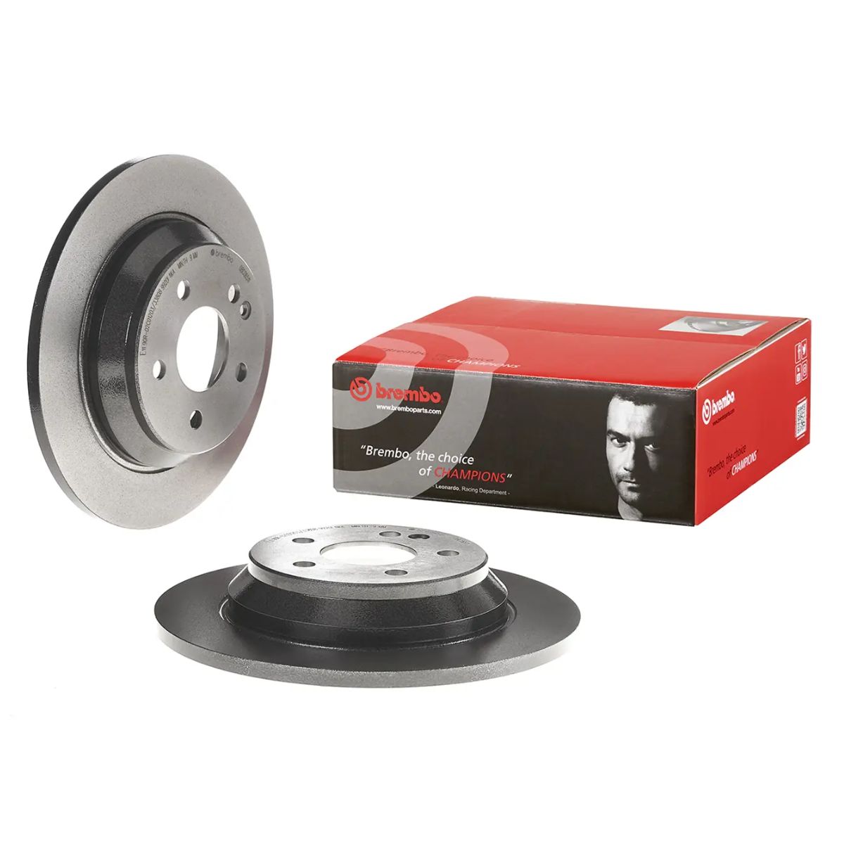 Brembo 08.C065.11 Prime UV Coated Brake Disc (Rear) - 300mm