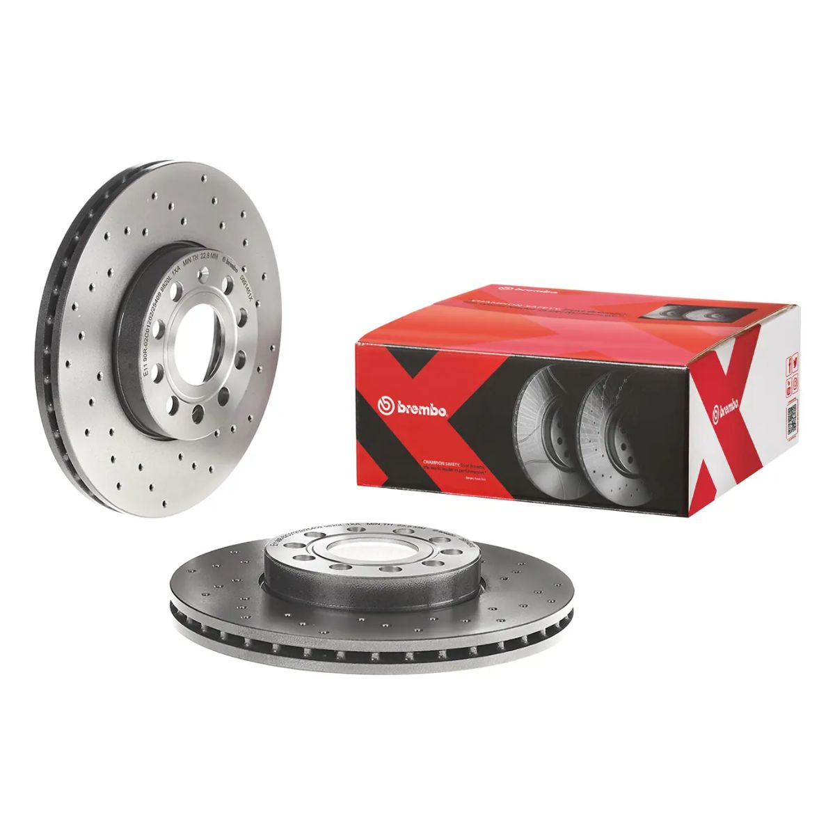 Brembo 09.9145.1X Xtra Drilled Brake Disc (Front) - 288mm