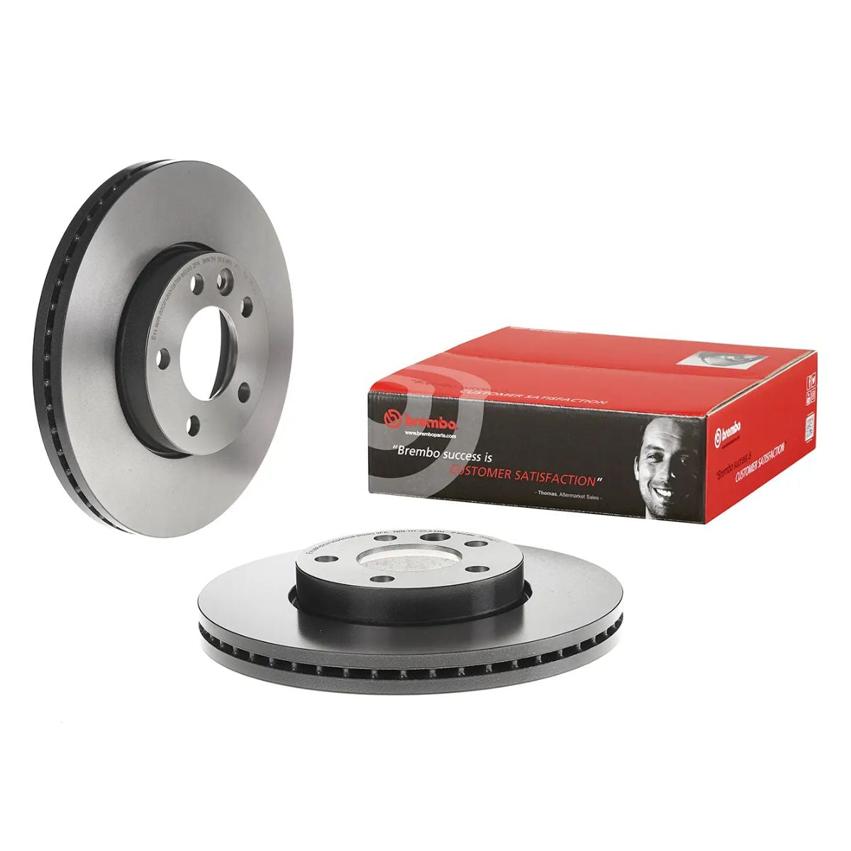 Brembo 09.9442.11 Prime UV Coated Brake Disc (Front) - 308mm