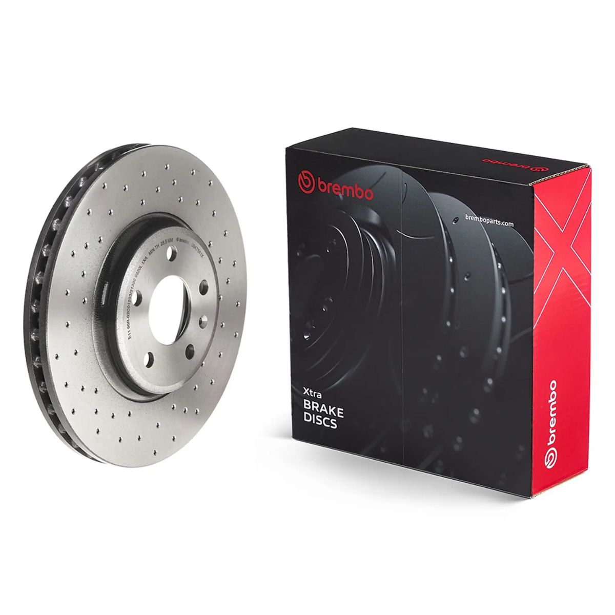 Brembo 09.A758.1X Xtra Drilled Brake Disc (Front) - 320mm