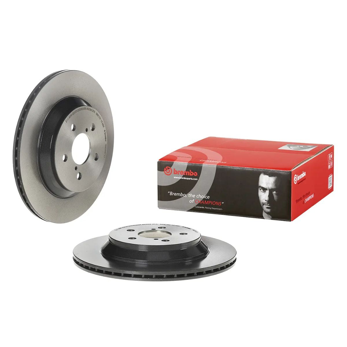 Brembo 09.D767.11 Prime UV Coated Brake Disc (Rear) - 285mm