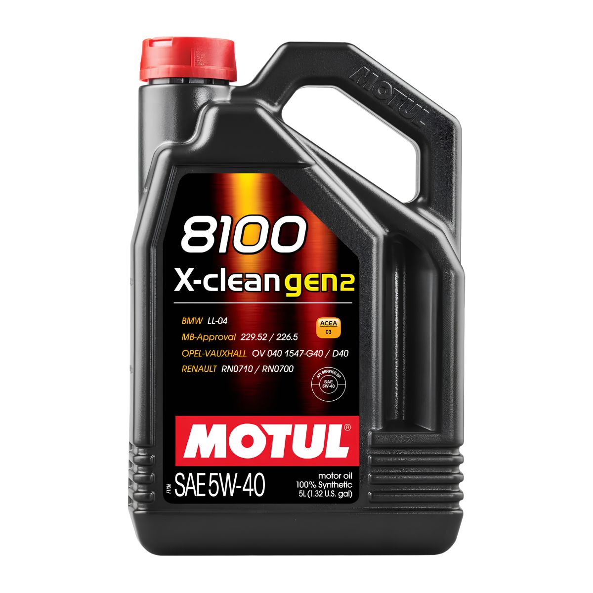 MOTUL 8100 X-clean Gen2 5W-40 Engine Oil 5L