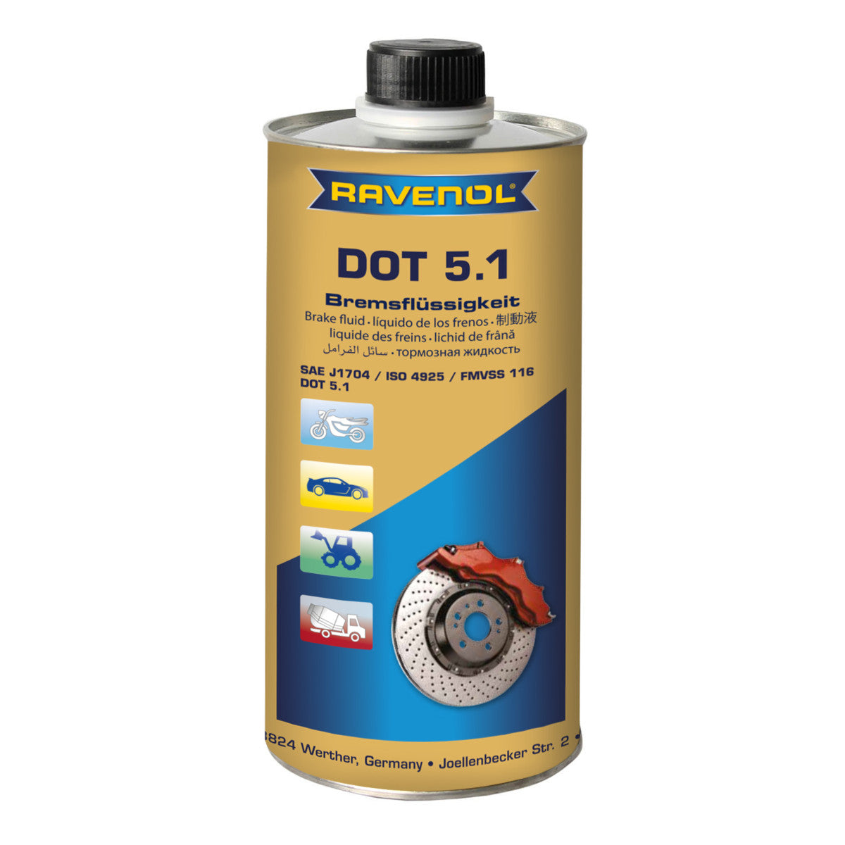 RAVENOL DOT 5.1 Brake Fluid 1L