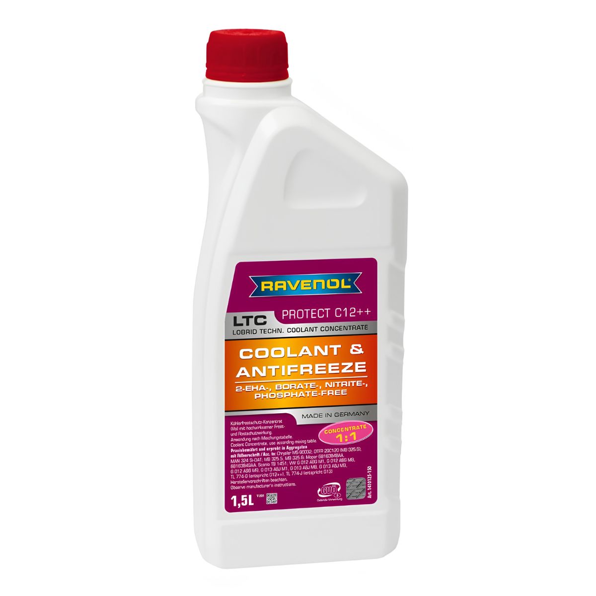 RAVENOL LTC C12++ Antifreeze & Coolant 1.5L (Concentrate)