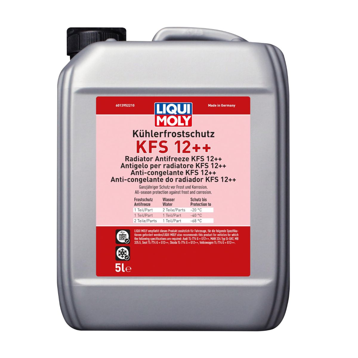 LIQUI MOLY Coolant & Antifreeze KFS 12++ 5L (Concentrate)