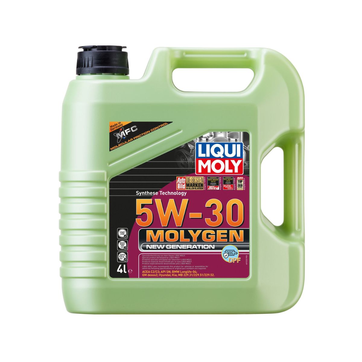LIQUI MOLY Molygen 5W-30 DPF Engine Oil 4L