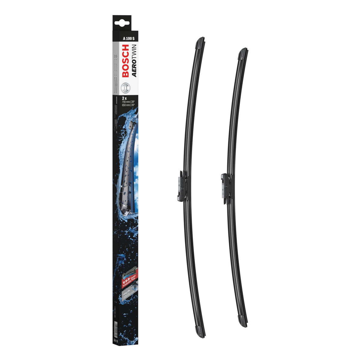 Bosch 3 397 007 100 (A100S) AeroTwin Front Wiper Blades (Pair)