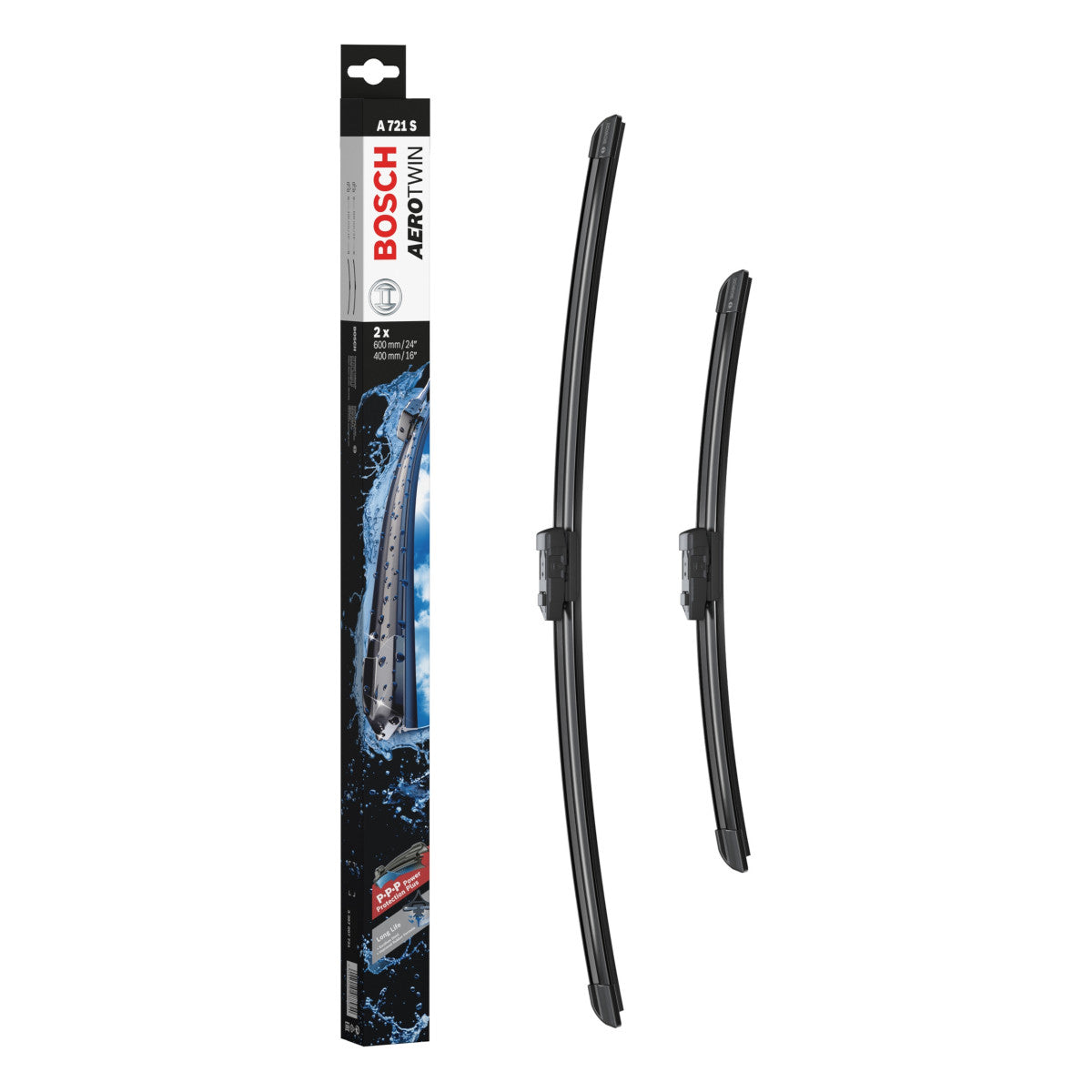 Bosch 3 397 007 721 (A721S) AeroTwin Front Wiper Blades (Pair)