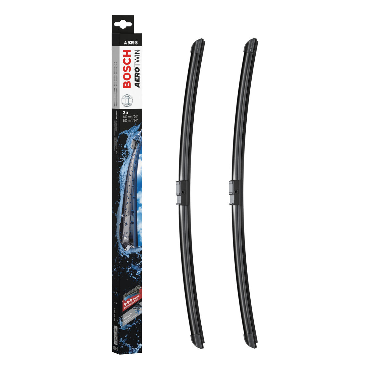 Bosch 3 397 009 087 (A939S) AeroTwin Front Wiper Blades (Pair)