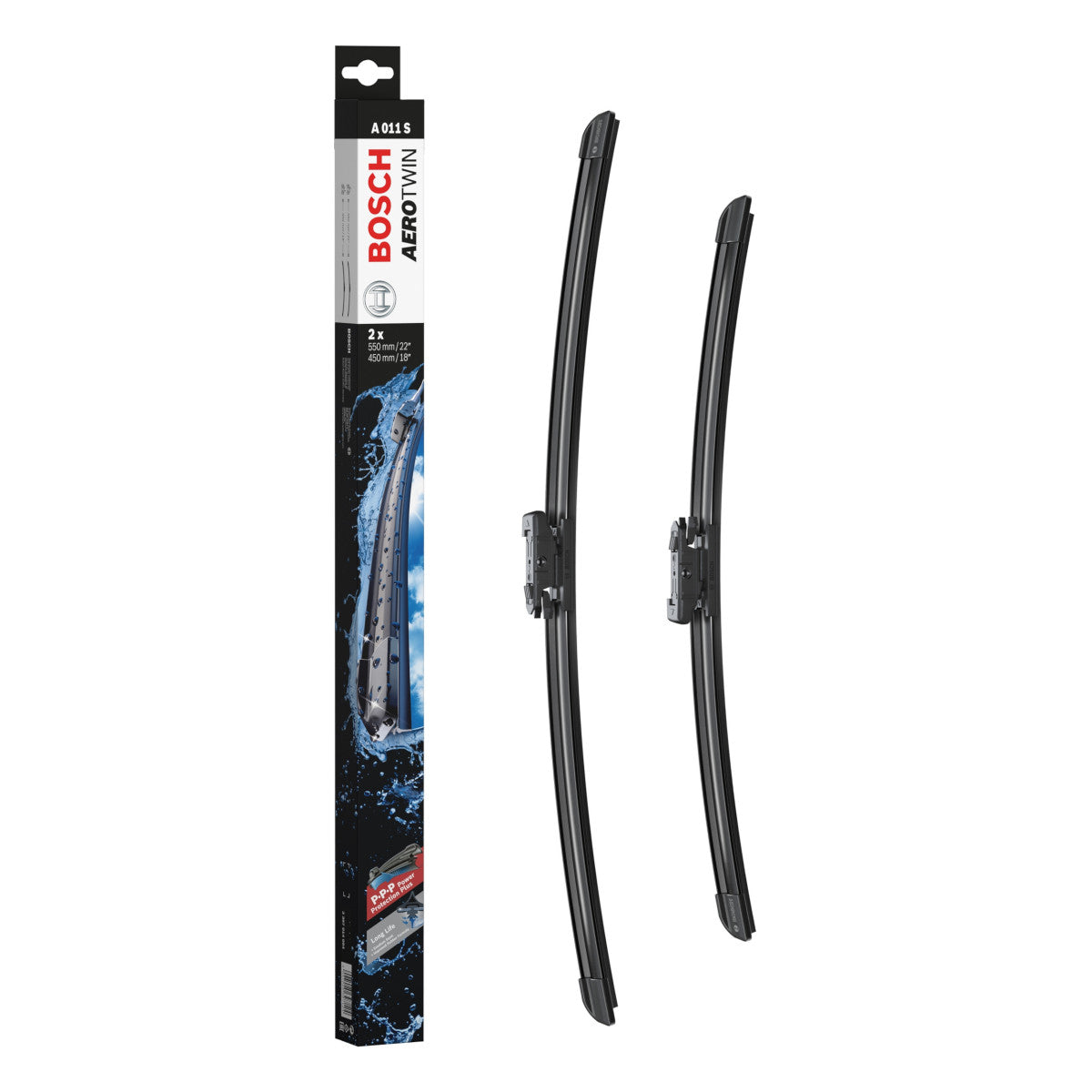 Bosch 3 397 014 094 (A011S) AeroTwin Front Wiper Blades (Pair)