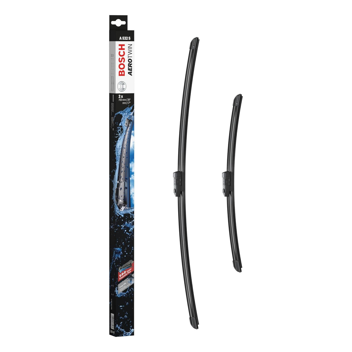 Bosch 3 397 014 532 (A532S) AeroTwin Front Wiper Blades (Pair)