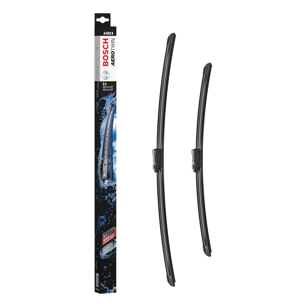 Bosch 3 397 014 622 (A622S) AeroTwin Front Wiper Blades (Pair)