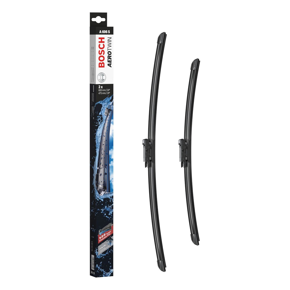 Bosch 3 397 014 775 (A606S) AeroTwin Front Wiper Blades (Pair)
