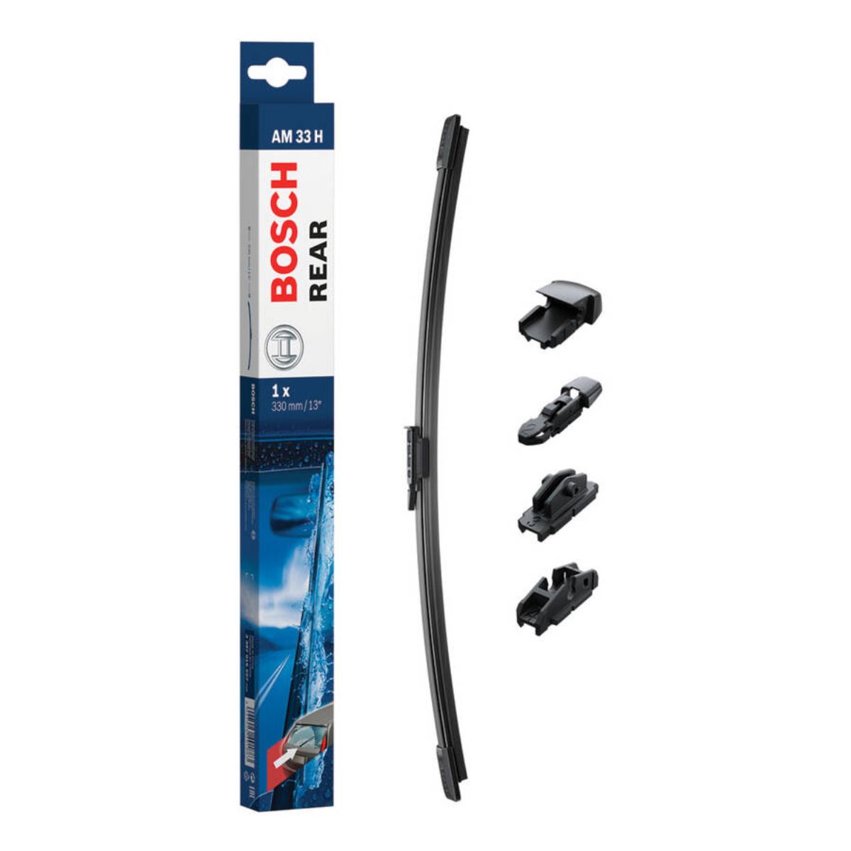Bosch 3 397 016 507 (AM33H) Rear Wiper Blade (Multi-Clip)