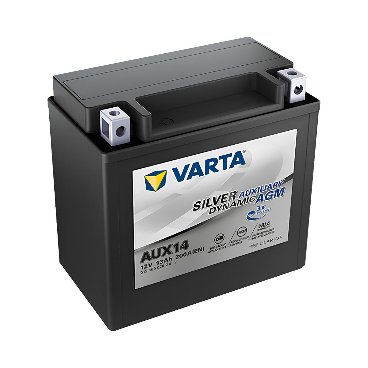 VARTA AUX14 (513106020) Dynamic AGM Auxiliary Battery 12V 13Ah