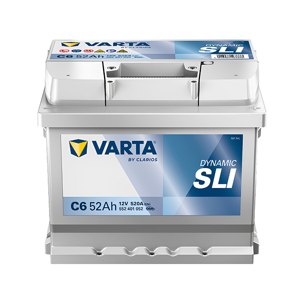 VARTA 552401052 (C6) Dynamic SLI Battery 12V 52Ah