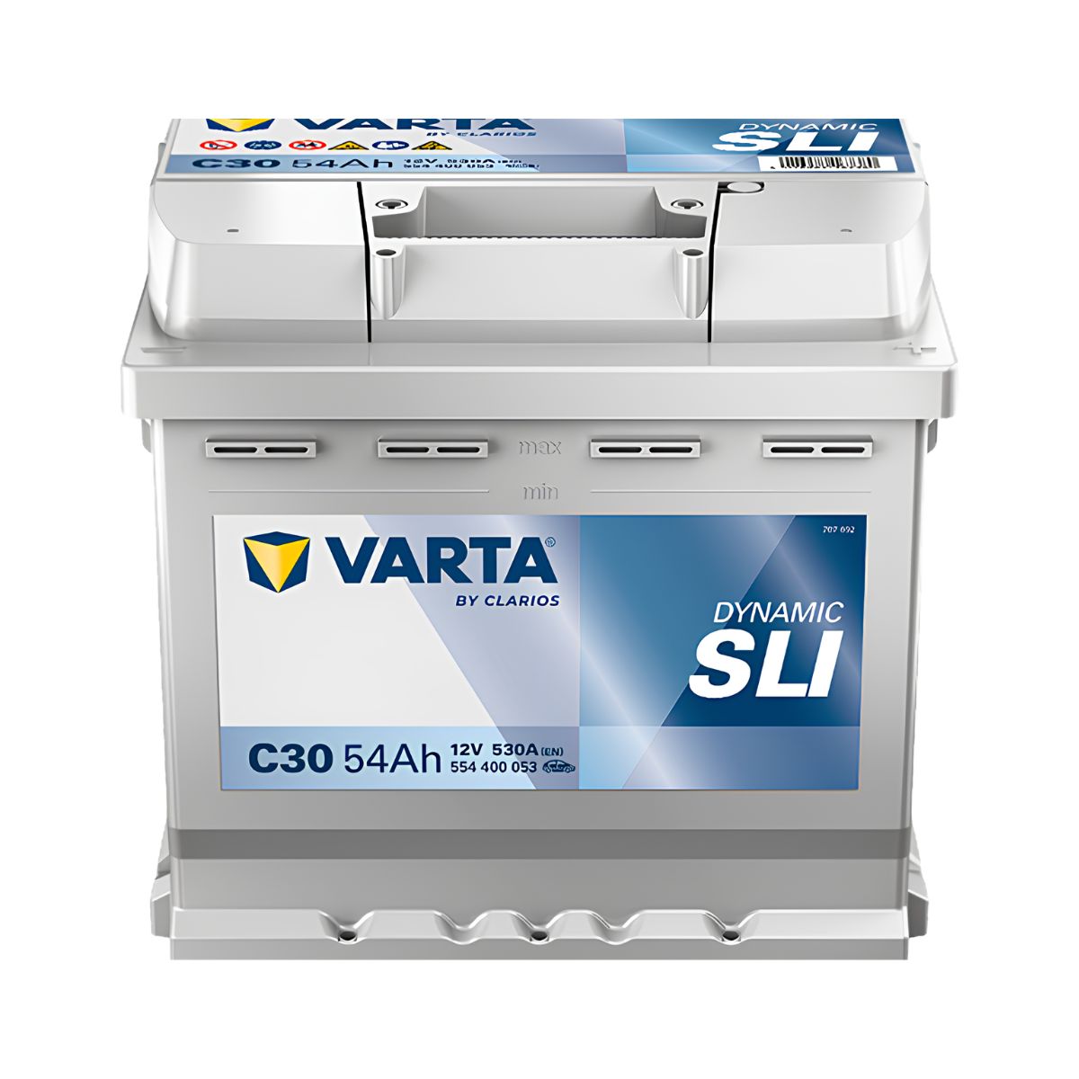 VARTA 554400053 (C30) Dynamic SLI Battery 12V 54Ah