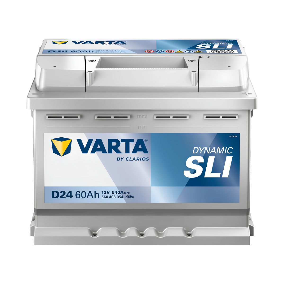 VARTA 560408054 (D24) Dynamic SLI Battery 12V 60Ah