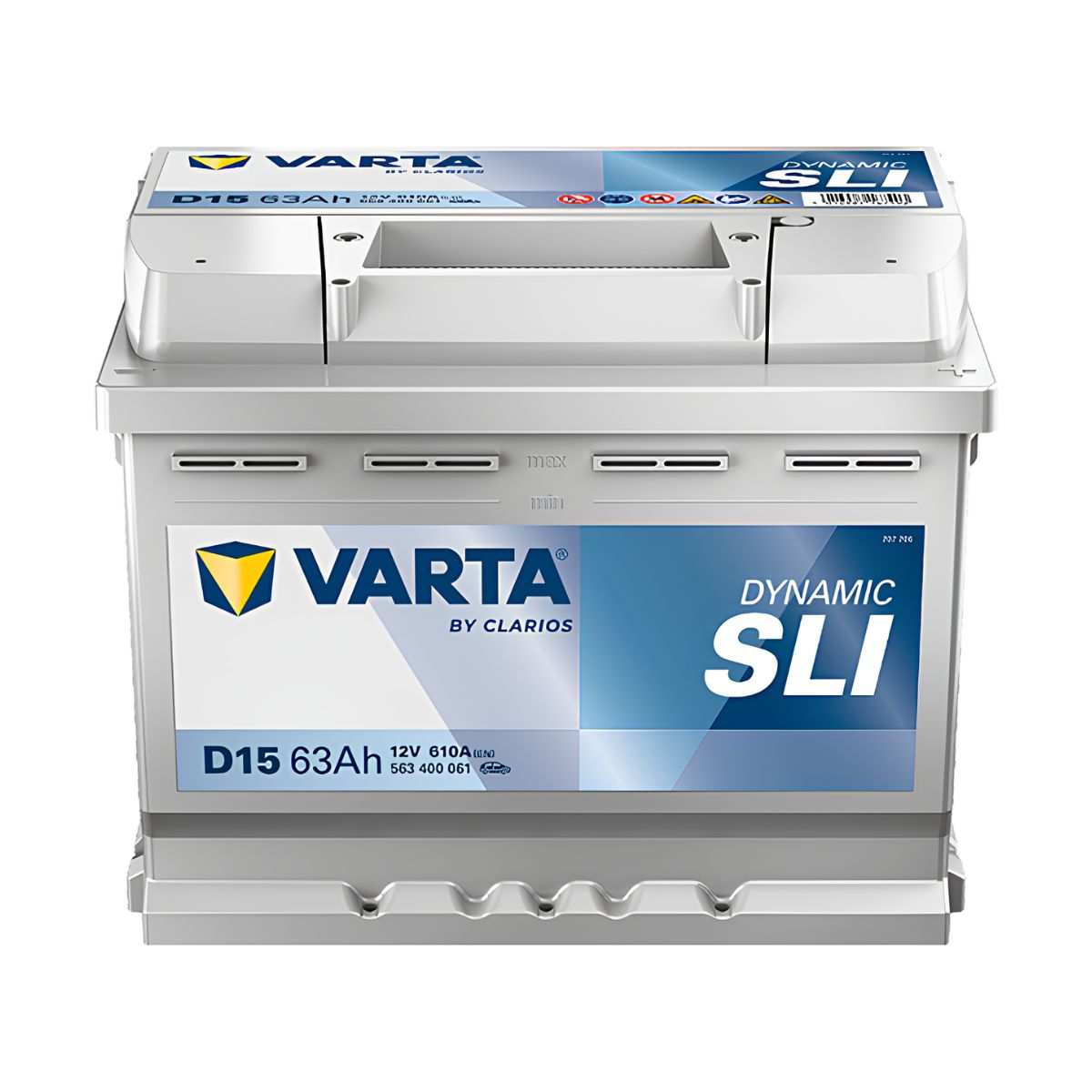 VARTA 563400061 (D15) Dynamic SLI Battery 12V 63Ah