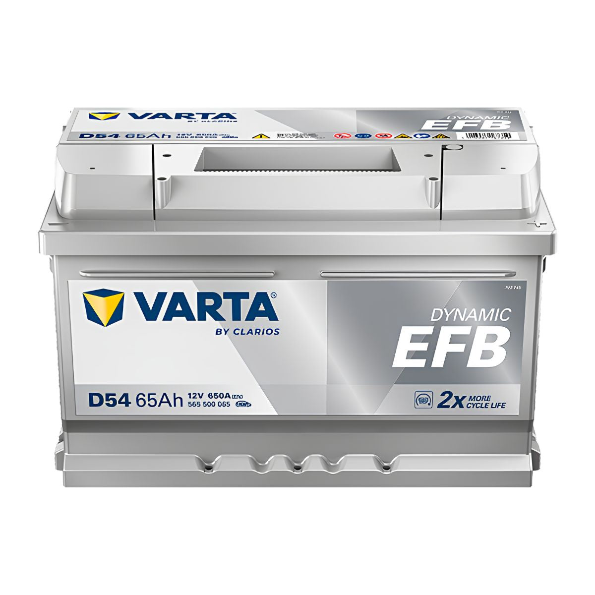 VARTA 565500065 (D54) Dynamic EFB Battery 12V 65Ah