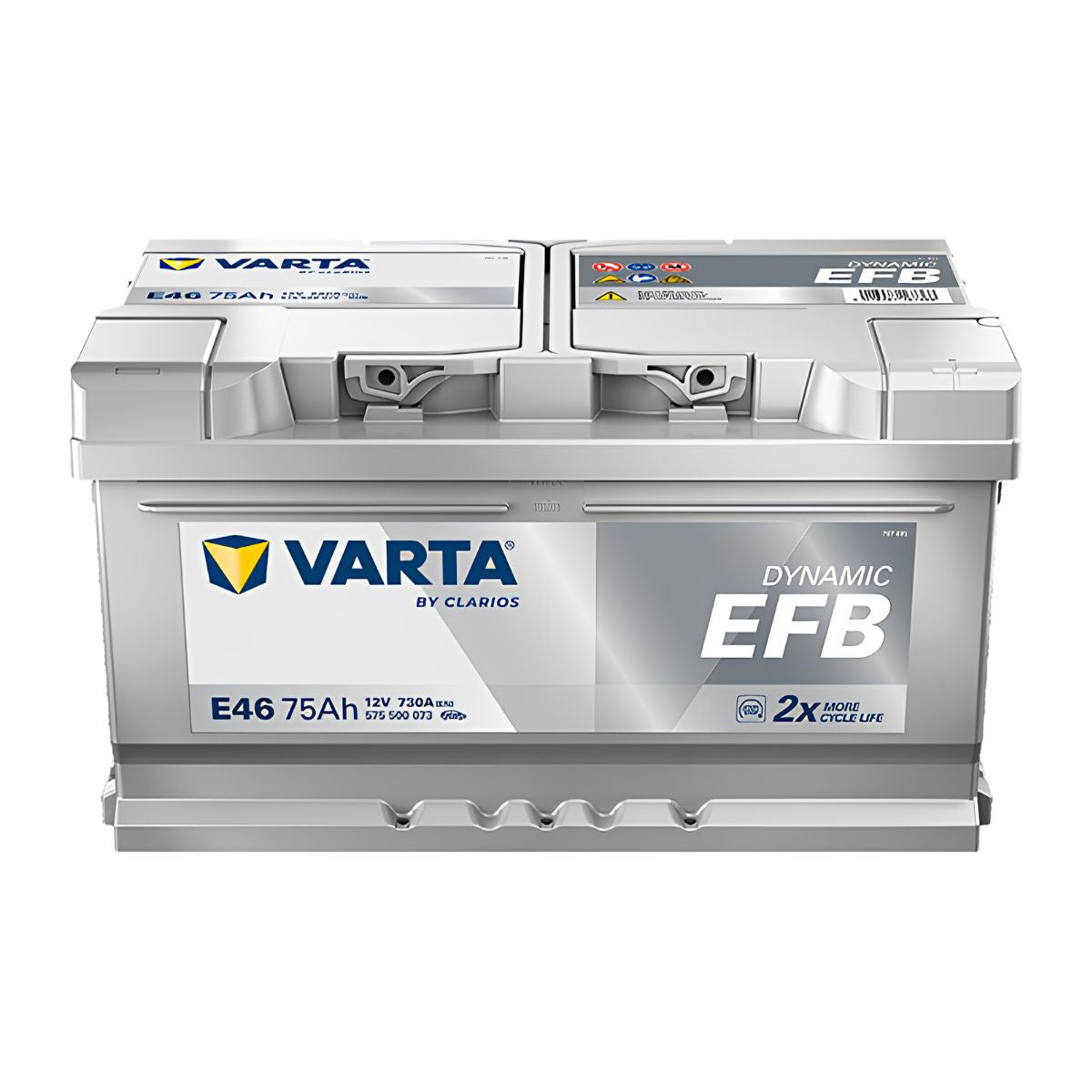 VARTA 575500073 (E46) Dynamic EFB Battery 12V 75Ah