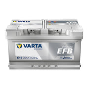 VARTA 575500073 (E46) Dynamic EFB Battery 12V 75Ah