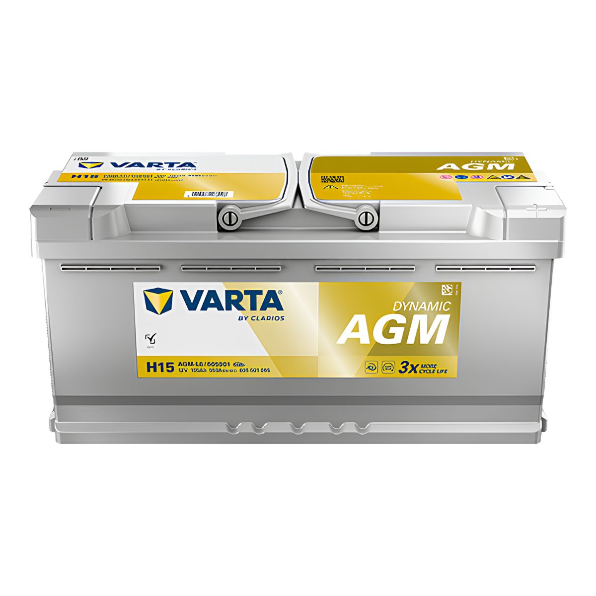 VARTA 605 901 095 (H15) Silver Dynamic AGM Battery 12V 105Ah