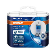 OSRAM Cool Blue Advance H4 Halogen Headlight Bulbs 5000K (Pair)
