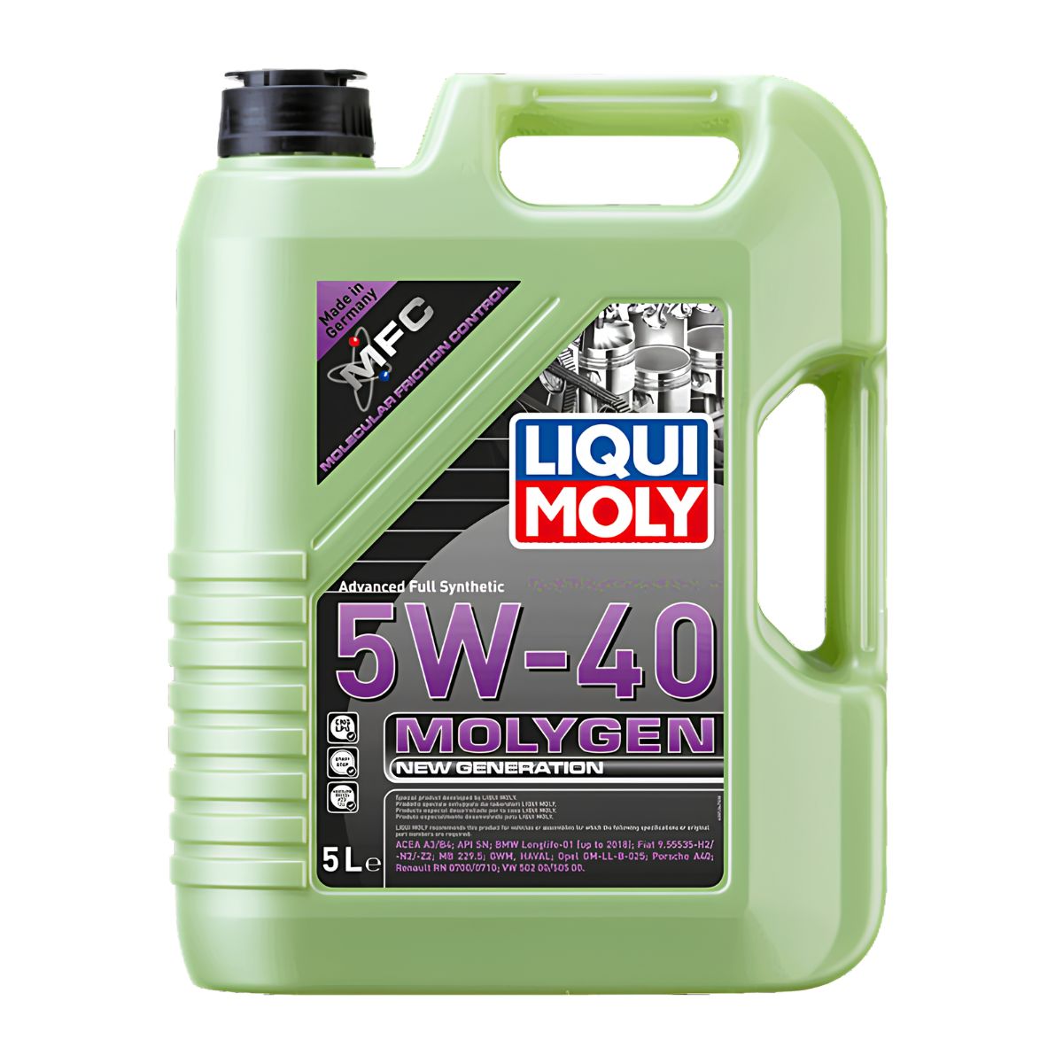 LIQUI MOLY Molygen 5W-40 Engine Oil 5L