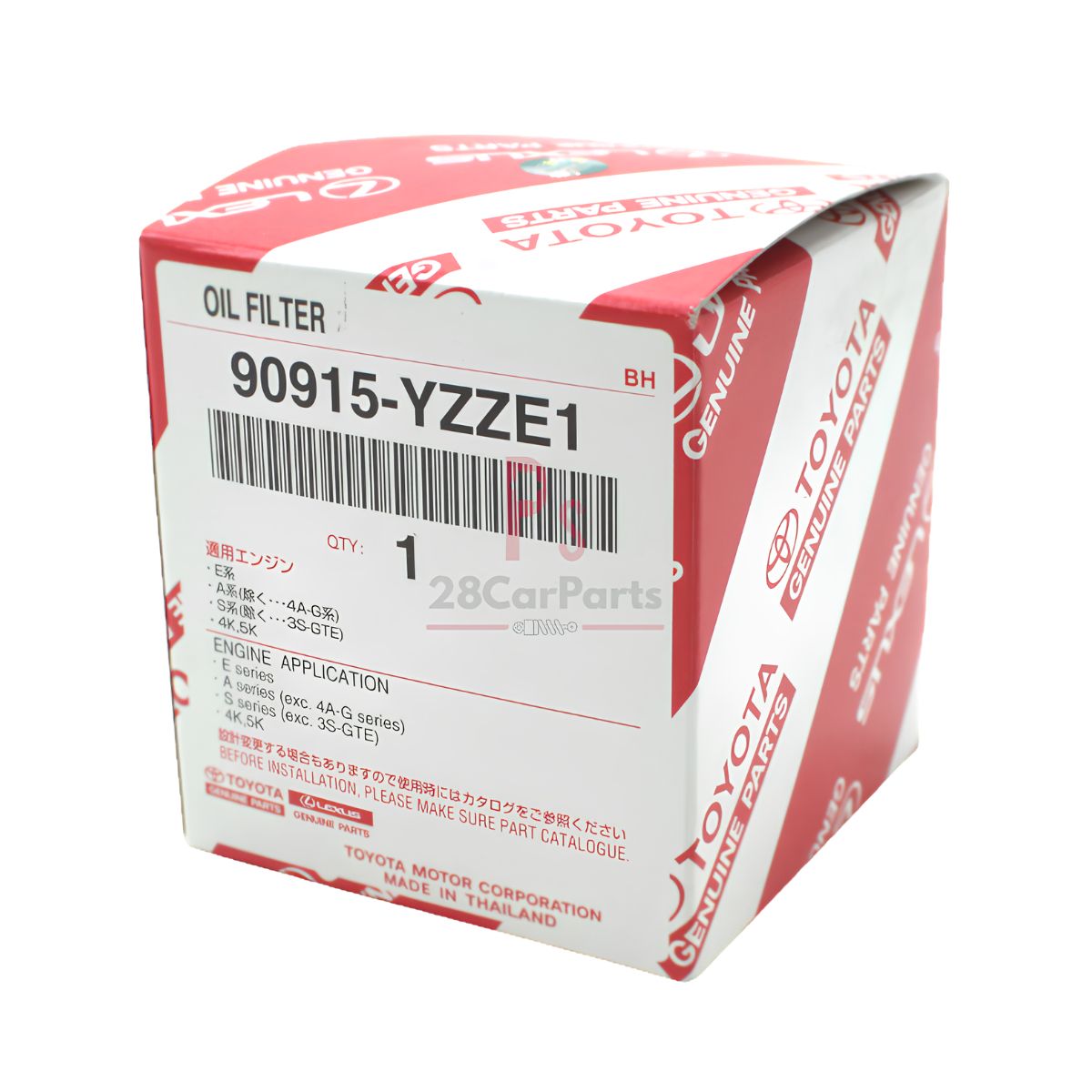 Toyota Genuine 90915-YZZE1 Engine Oil Filter