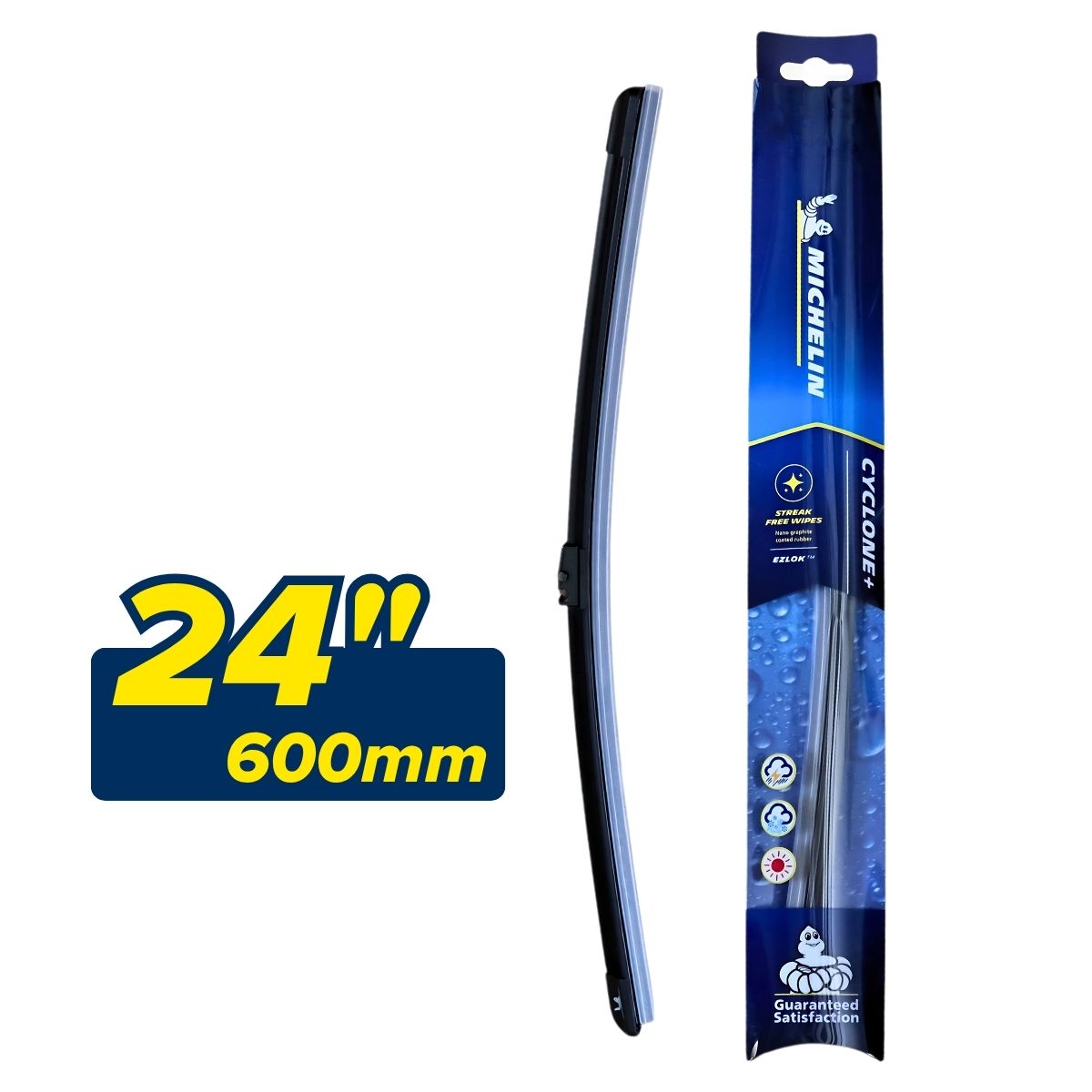 MICHELIN A79124 (24"/600mm) Cyclone+ 水撥 (單支/多扣式)