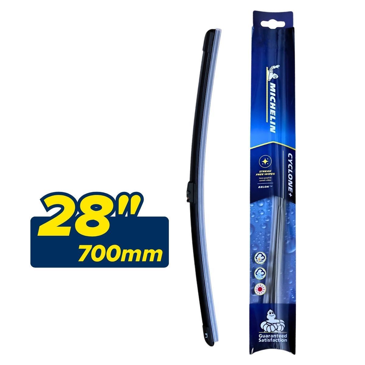 MICHELIN A79128 (28"/700mm) Cyclone+ 水撥 (單支/多扣式)