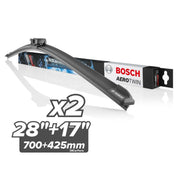 Bosch AeroTwin Front Wiper Blades for Jaguar XE RHD (6/2015+) (Pair)