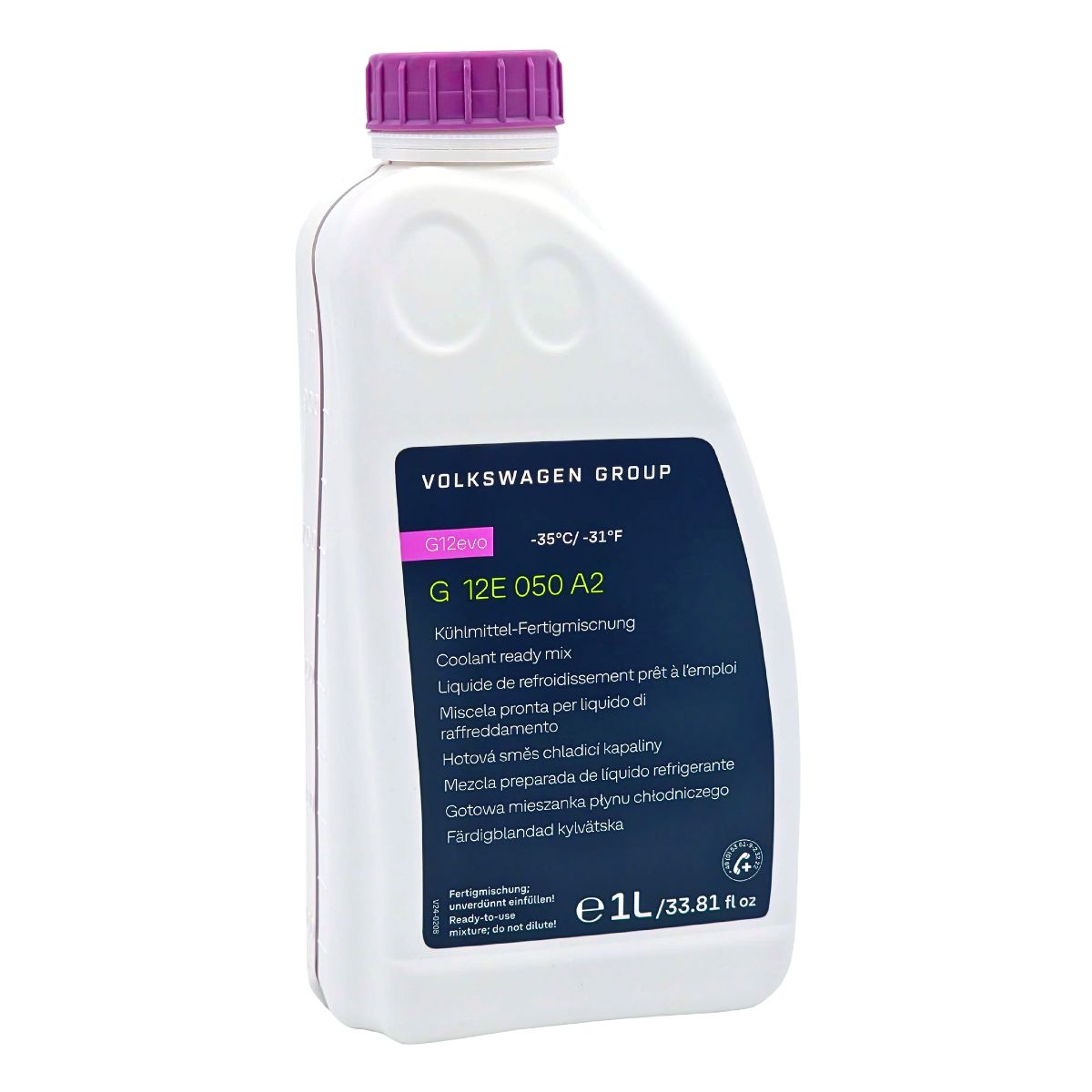 VAG Genuine G  -12E-050-A2 G12evo Antifreeze & Coolant 1L (Ready Mix)