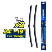 MICHELIN Cyclone+ Front Wiper Blades for Land Rover Freelander II LF RHD (3/2007 - 11/2014) (Pair)