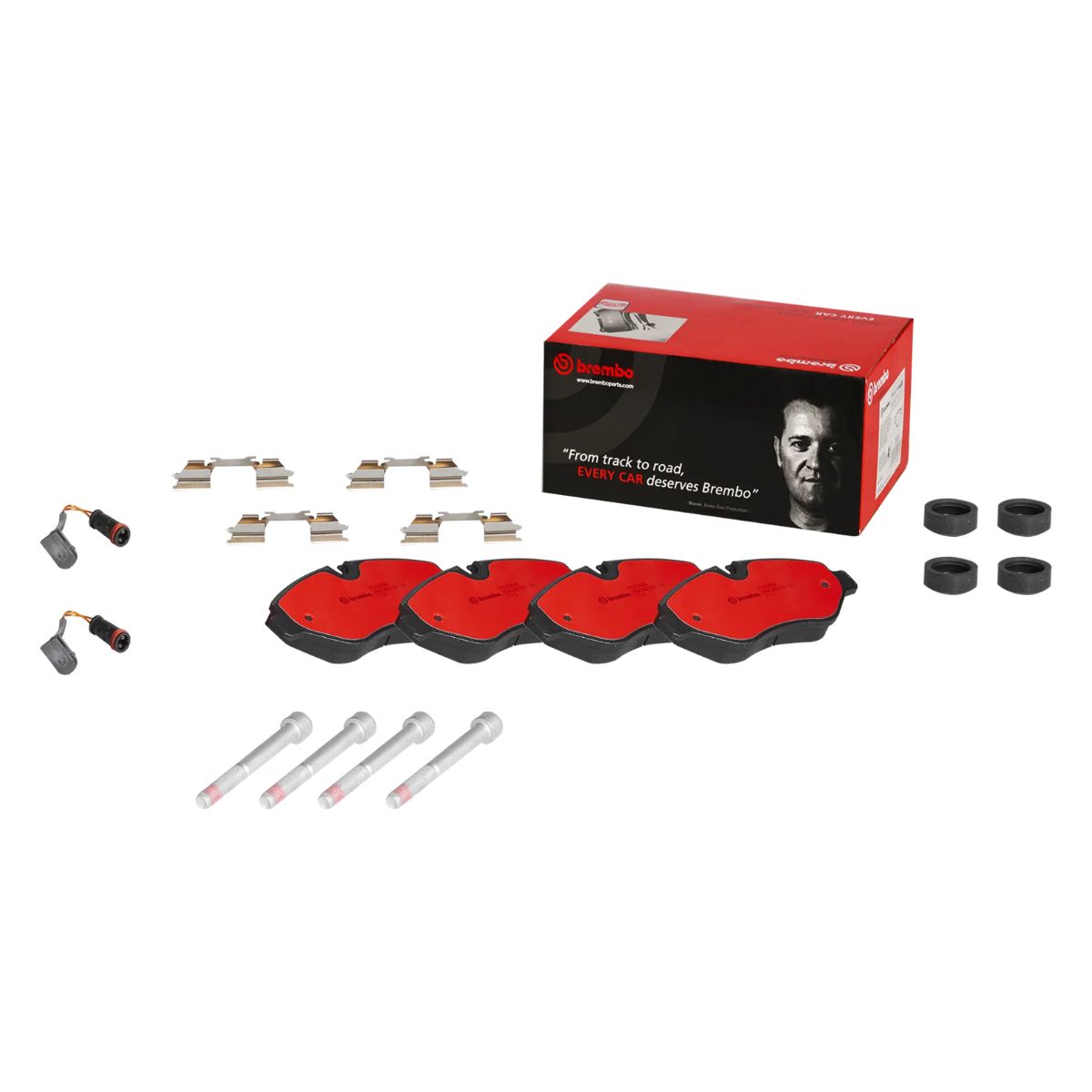 Brembo P 50 085N NAO Ceramic Brake Pad Set (Front)