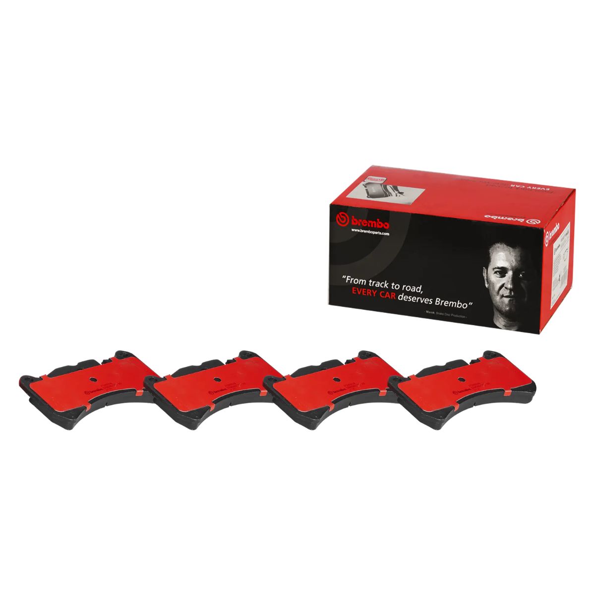 Brembo P 50 092N NAO Ceramic Brake Pad Set (Front)