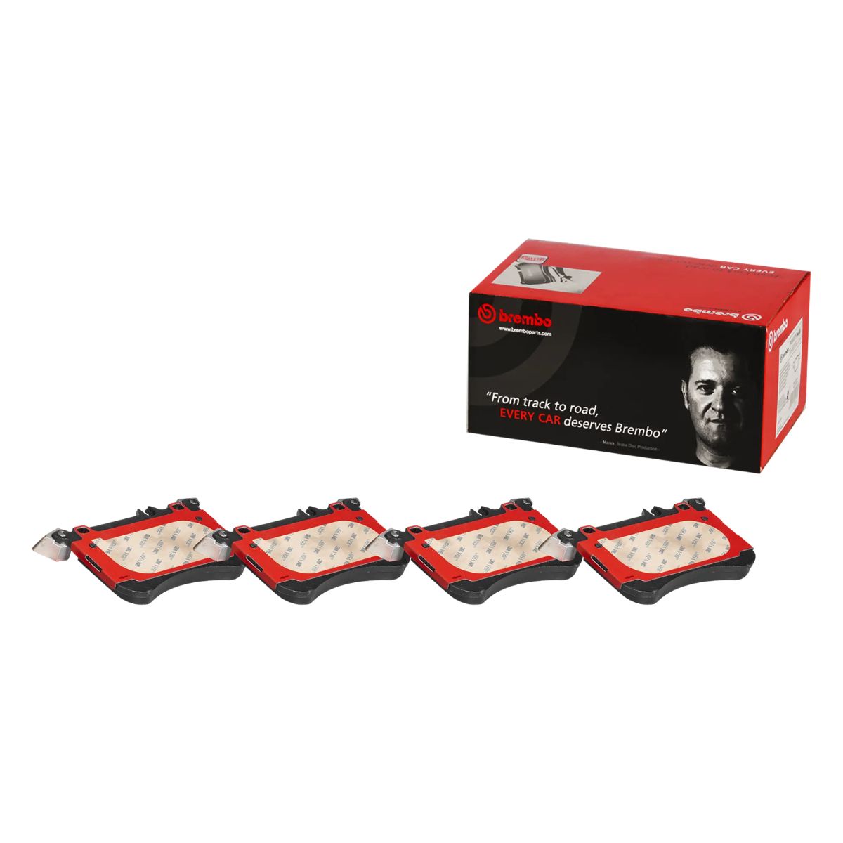 Brembo P 50 121N NAO Ceramic Brake Pad Set (Front)