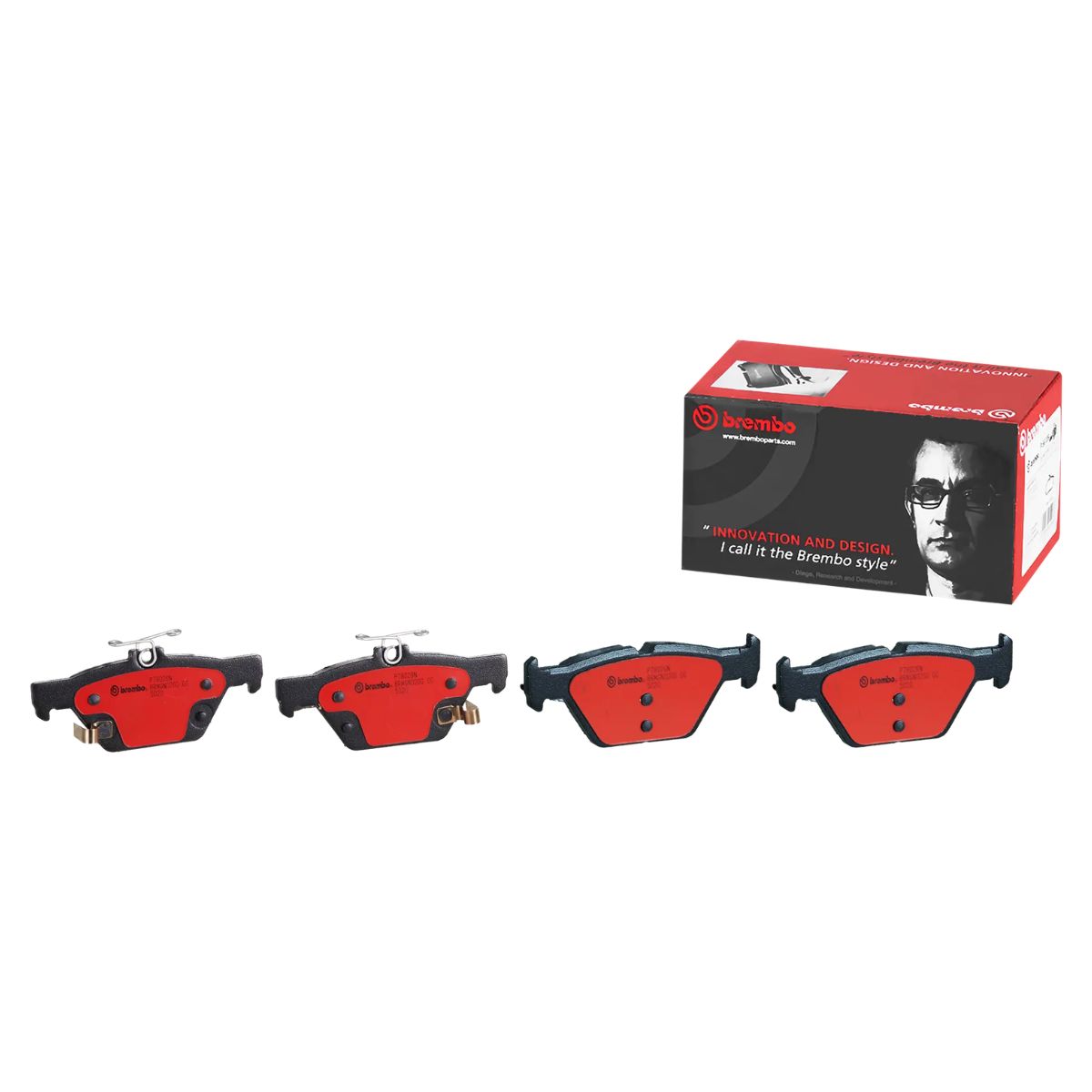 Brembo P 78 026N NAO Ceramic Brake Pad Set (Rear)