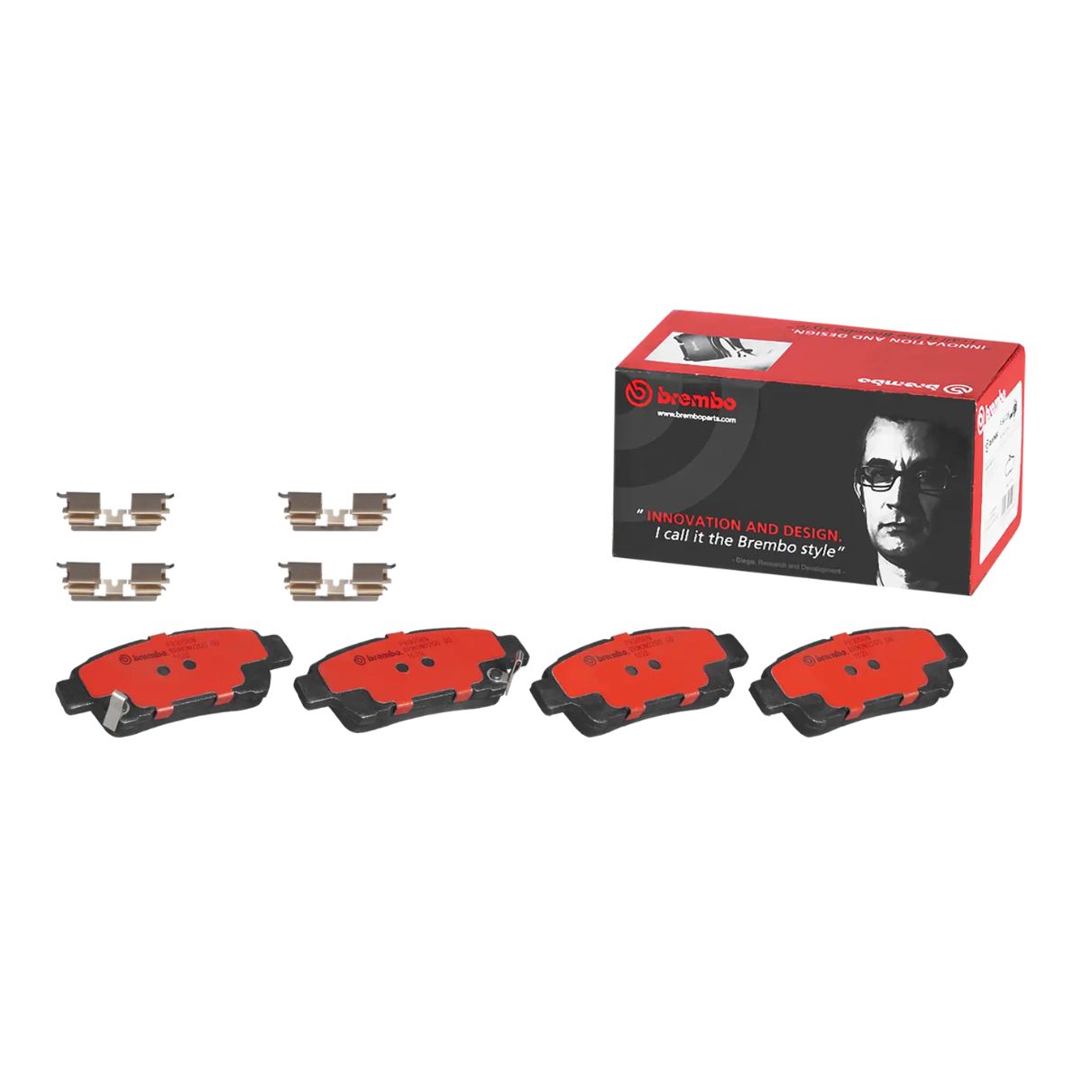 Brembo P 83 056N NAO Ceramic Brake Pad Set (Rear)