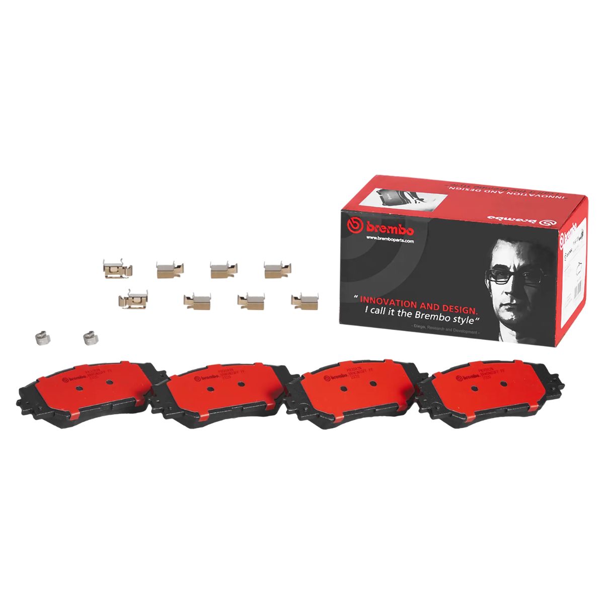 Brembo P 83 082N NAO Ceramic Brake Pad Set (Front)