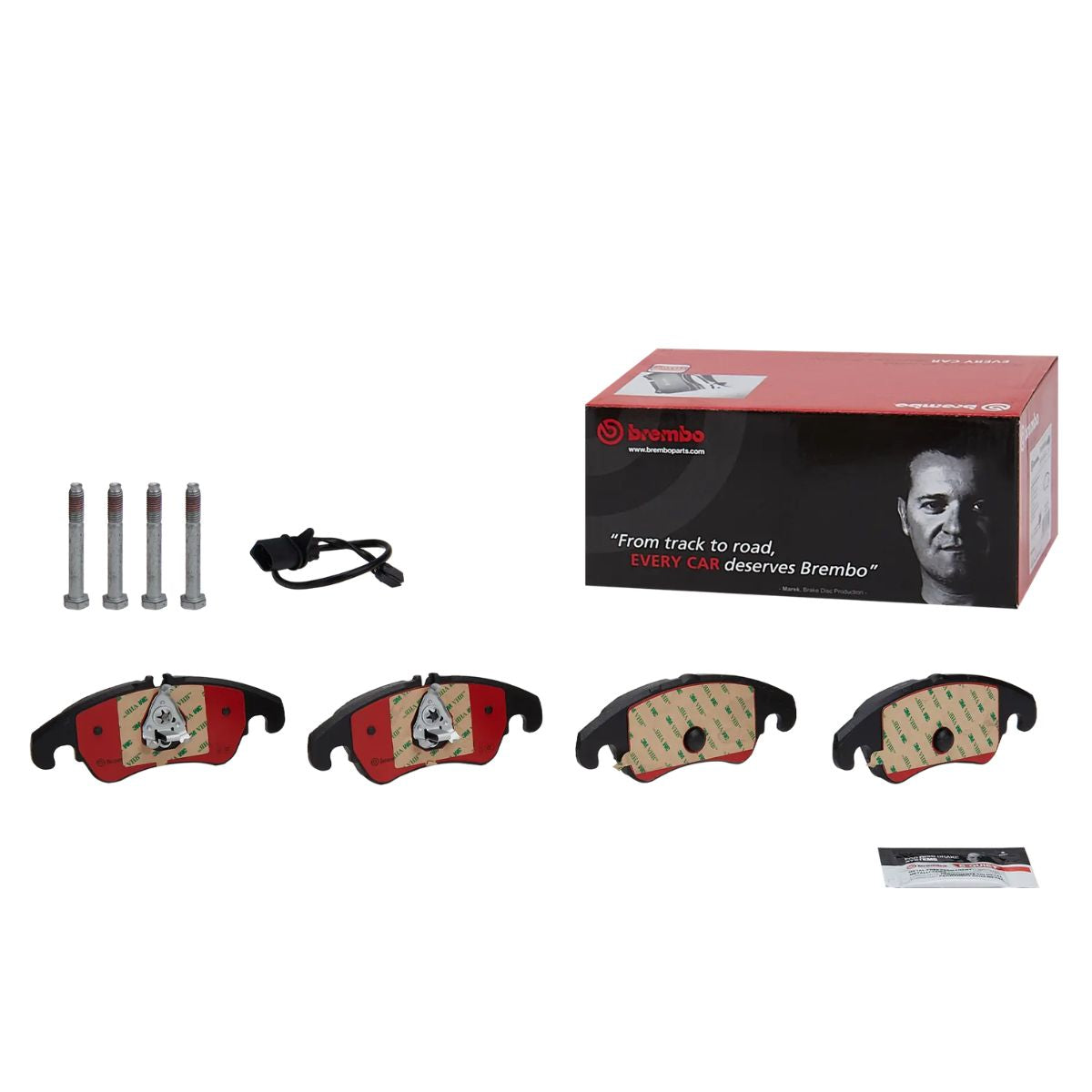 Brembo P 85 098N NAO Ceramic Brake Pad Set (Front)