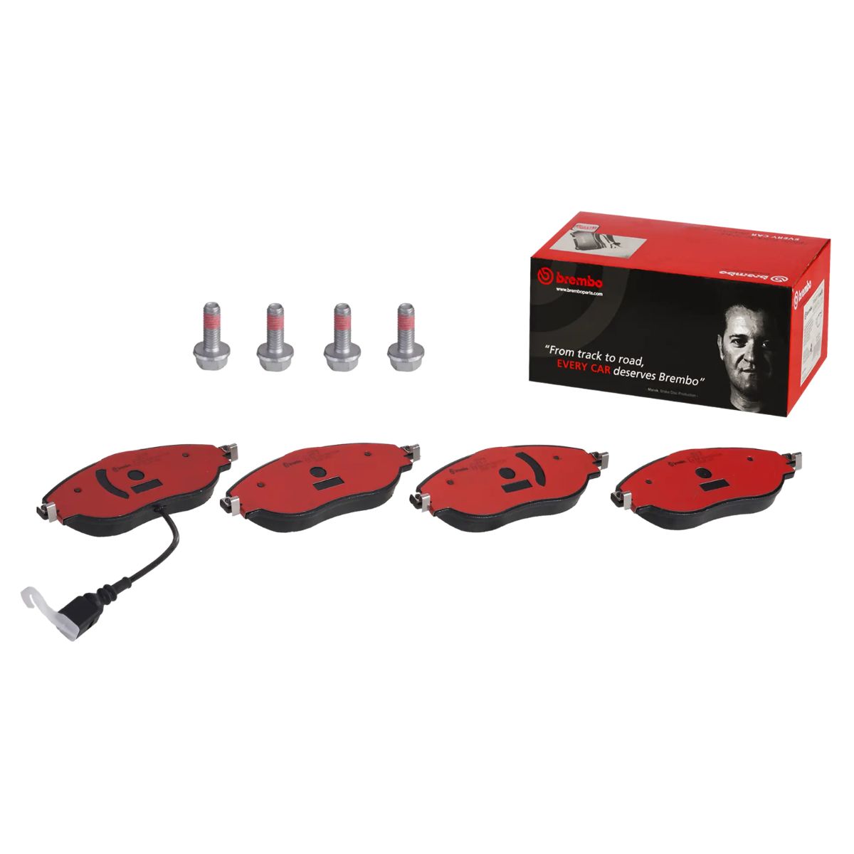 Brembo P 85 131N NAO Ceramic Brake Pad Set (Front)