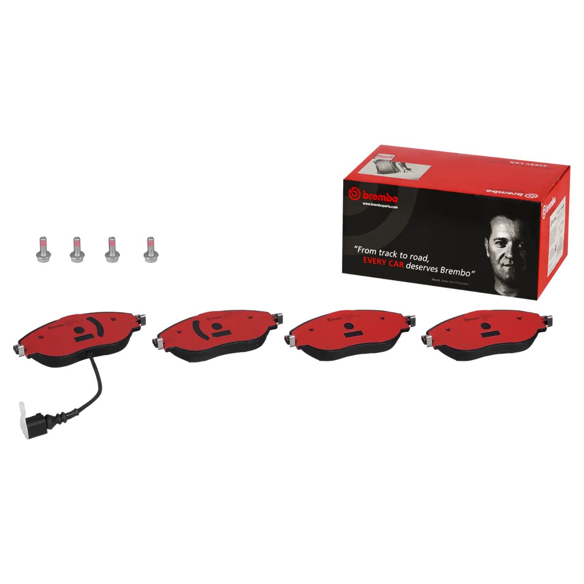 Brembo P 85 144N NAO Ceramic Brake Pad Set (Front)