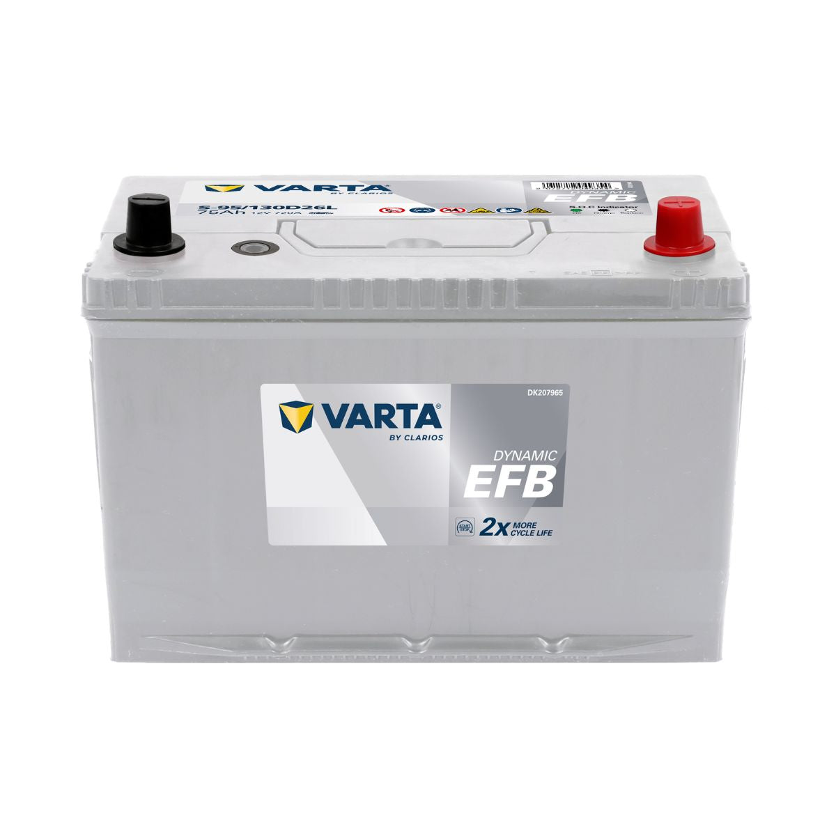 VARTA S-95/130D26L Dynamic EFB Battery 12V 75Ah