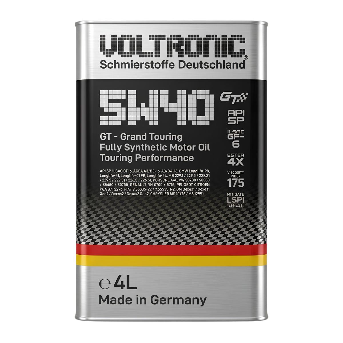 VOLTRONIC® 5W40 GT Fully Synthetic Engine Oil 4L