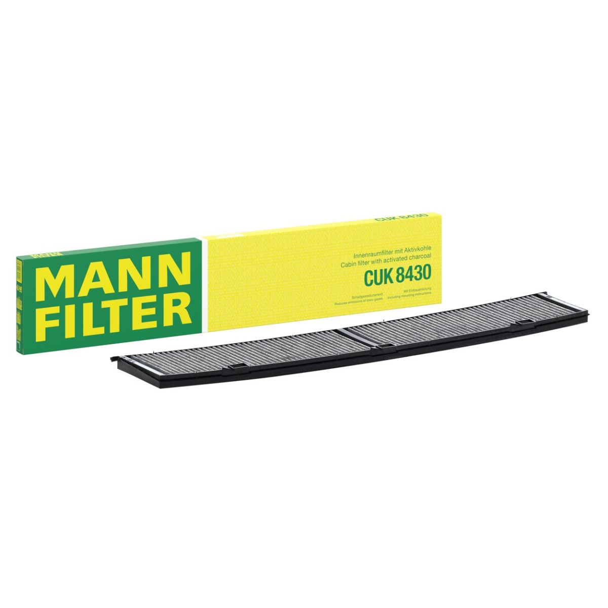MANN-FILTER CUK 8430 Activated Carbon Cabin Pollen Filter