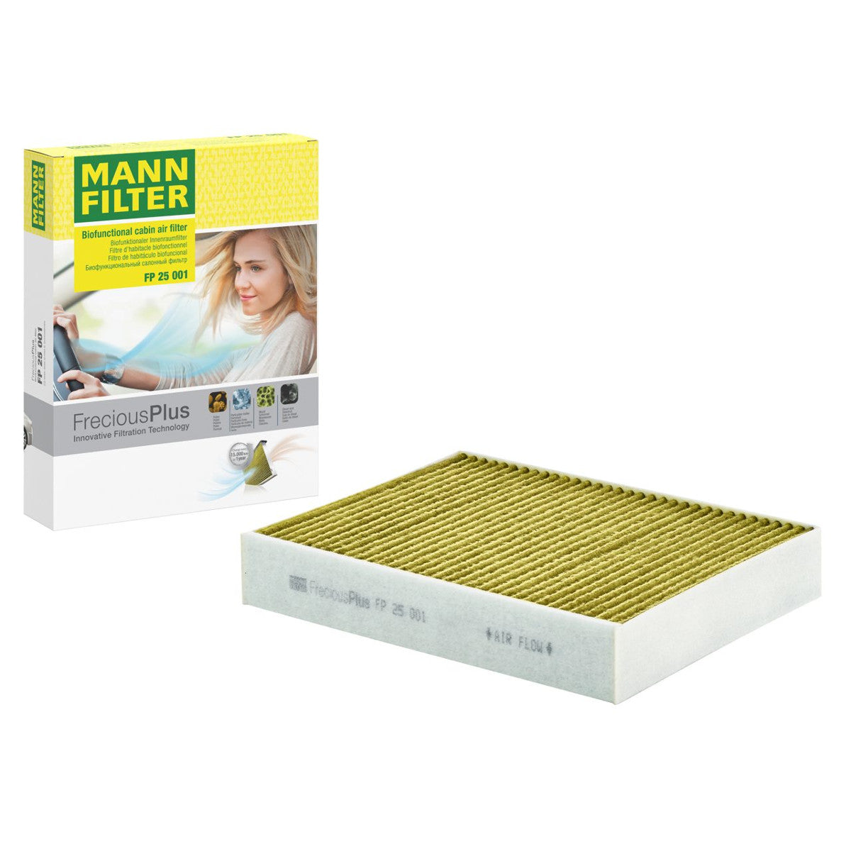MANN-FILTER FP 25 001 FreciousPlus Cabin Pollen Filter