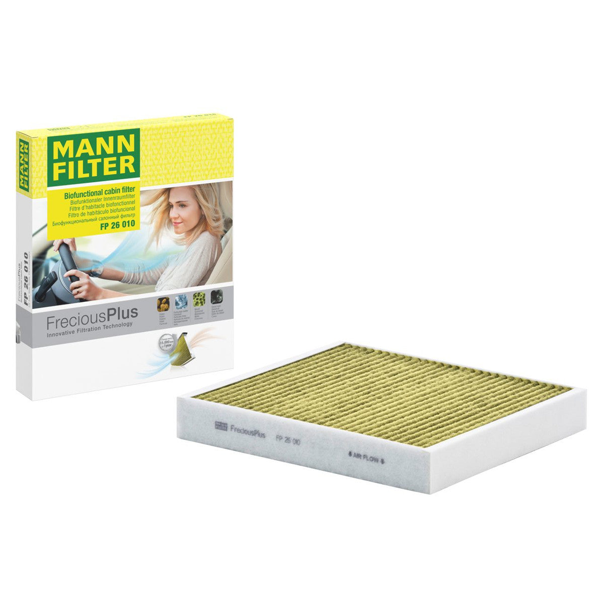 MANN-FILTER FP 26 010 FreciousPlus Cabin Pollen Filter