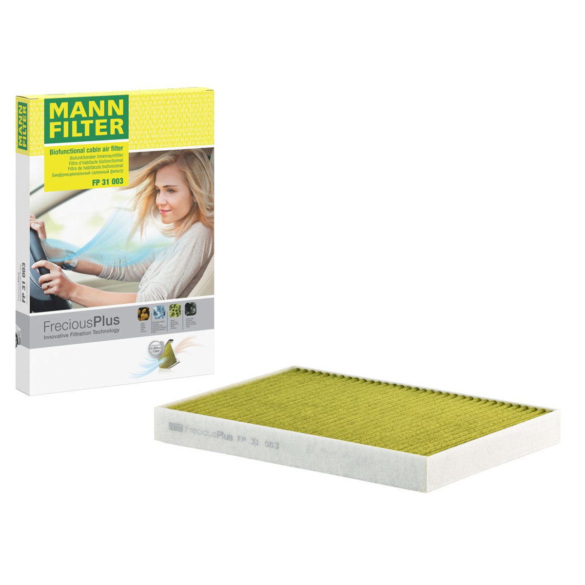 MANN-FILTER FP 31 003 FreciousPlus Cabin Pollen Filter